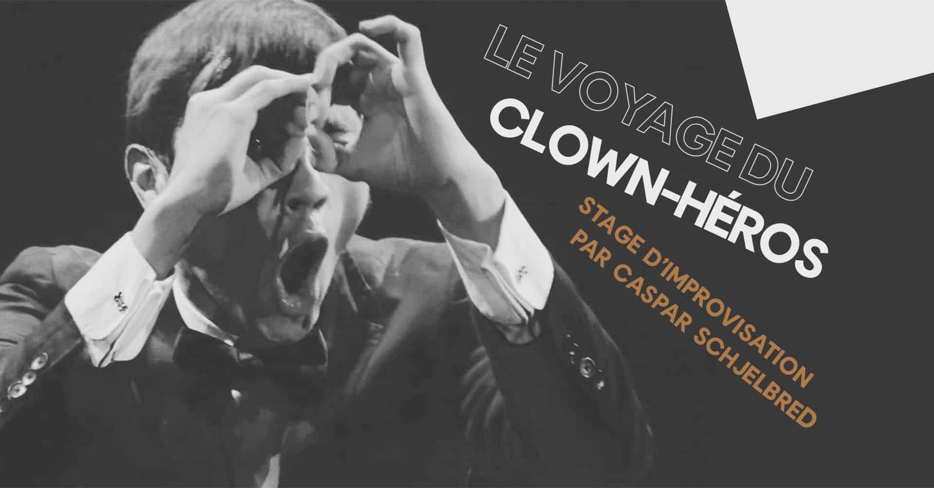 Caspar Schjelbred en jeu clownesque lors d’un spectacle